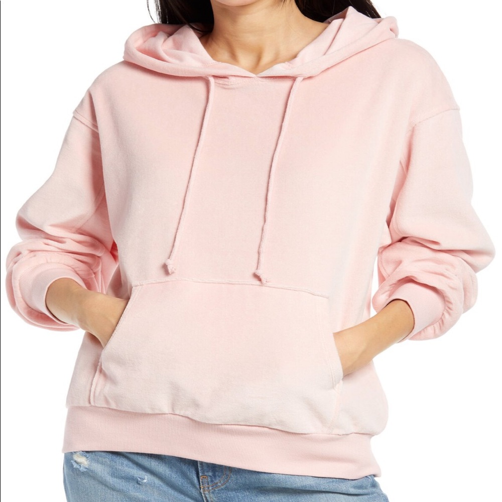 Treasure & Bond Velour Treatment Hoodie size M - Picture 1 of 6